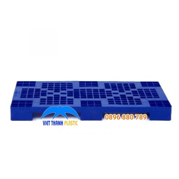 Mặt trên pallet nhựa đơn 327, làm từ nhựa PP chính phẩm