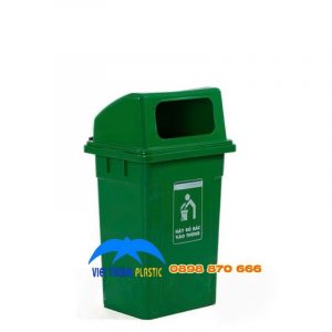 Thùng rác nhựa 90 lít nắp hở