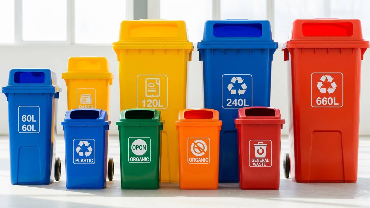 Báo giá thùng rác nhựa mới nhất, đa dạng dung tích