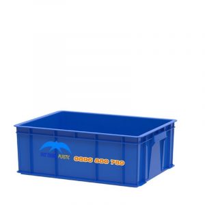 Thùng nhựa sóng bít 671 kích thước 419x308x148 mm