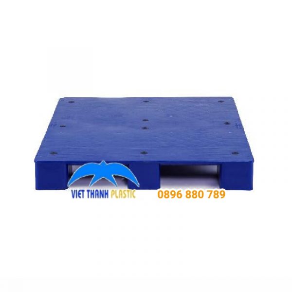 Mặt Bên Pallet Nhựa Liền Khối 1 Mặt 497C HDPE 1000x1200x140 mm