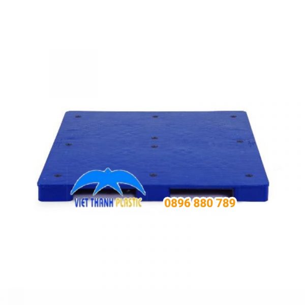 Mặt Bên Pallet Nhựa Liền Khối 1 Mặt 497T HDPE 1000x1200x78 mm
