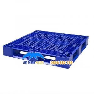 Pallet Nhựa Liền Khối 1 Mặt 561 HDPE 1100x1100x150 mm