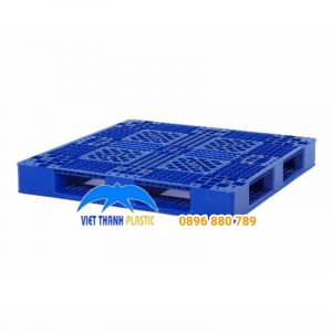Pallet nhựa liền khối 1 mặt 1200x1200x150mm tải trọng lớn