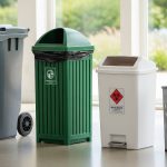 Thùng rác nhựa công nghiệp y tế văn phòng ngoài trời Việt Thành