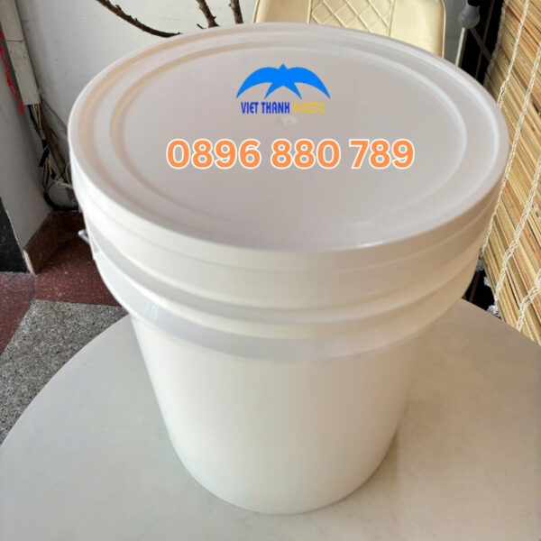 Thùng sơn 22 lít VT24S nhựa PP nguyên sinh giá sỉ tại Nhựa Việt Thành