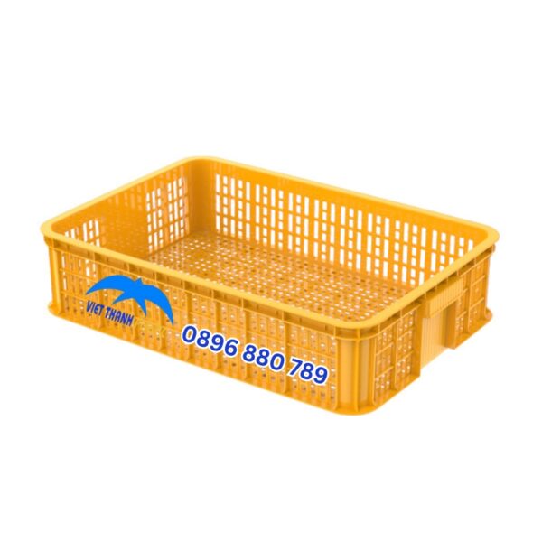 Sóng nhựa hở 1T5 màu vàng HDPE chiều cao 150mm