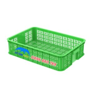 Sóng nhựa hở 1T5 màu lá HDPE đựng và phân loại hàng hóa
