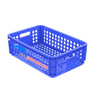 Sóng nhựa hở 1T8 màu xanh dương cao 180mm bằng nhựa HDPE