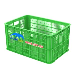 Sọt nhựa 3T1 màu xanh lá HDPE