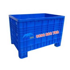 Thùng nhựa công nghiệp SB039 màu xanh dương 1164x799x798mm
