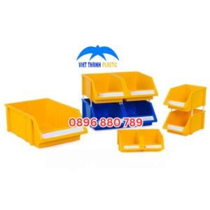 Khay linh kiện nhựa PP Nhựa Việt Thành mã 617 618 619 620 cho nhà xưởng
