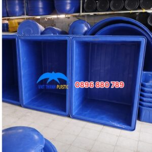 Thùng nhựa chữ nhật 2000 lít HDPE dung tích lớn dùng chứa nước và hóa chất