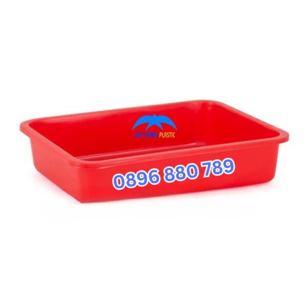 Khay nhựa bít VT193 chất liệu PP nguyên sinh có độ cứng vững và chịu nhiệt cao