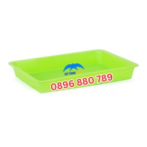 Khay nhựa bít VT195 kích thước 380x260x50mm nhựa HDPE Nhựa Việt Thành